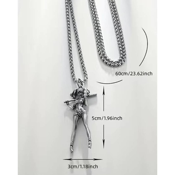 Harley Quinn Necklace - Picture 2 of 3